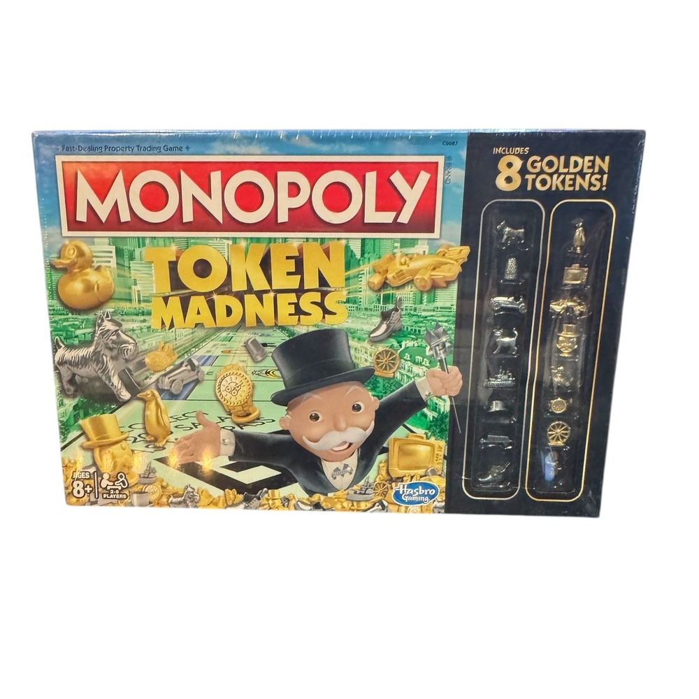 Monopoly Token Madness‎ Game Parker Brothers Hasbro Gaming New Sealed 2015